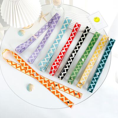 Niche design, wavy pattern adjustable knitted shoulder strap, crossbody strap accessory, colorful shoulder strap, shoulder strap for women