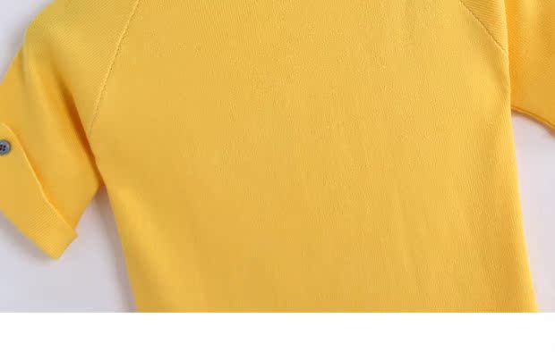 Mùa hè 2018 mới áo len lụa tơ tằm nữ tay ngắn thon ngắn cổ tròn mỏng áo sơ mi trùm đầu áo thun các kiểu áo len