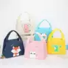 Japanese cartoon lunch box storage bag Bento bag with rice bag School and work insulation box with rice ice and fresh lift