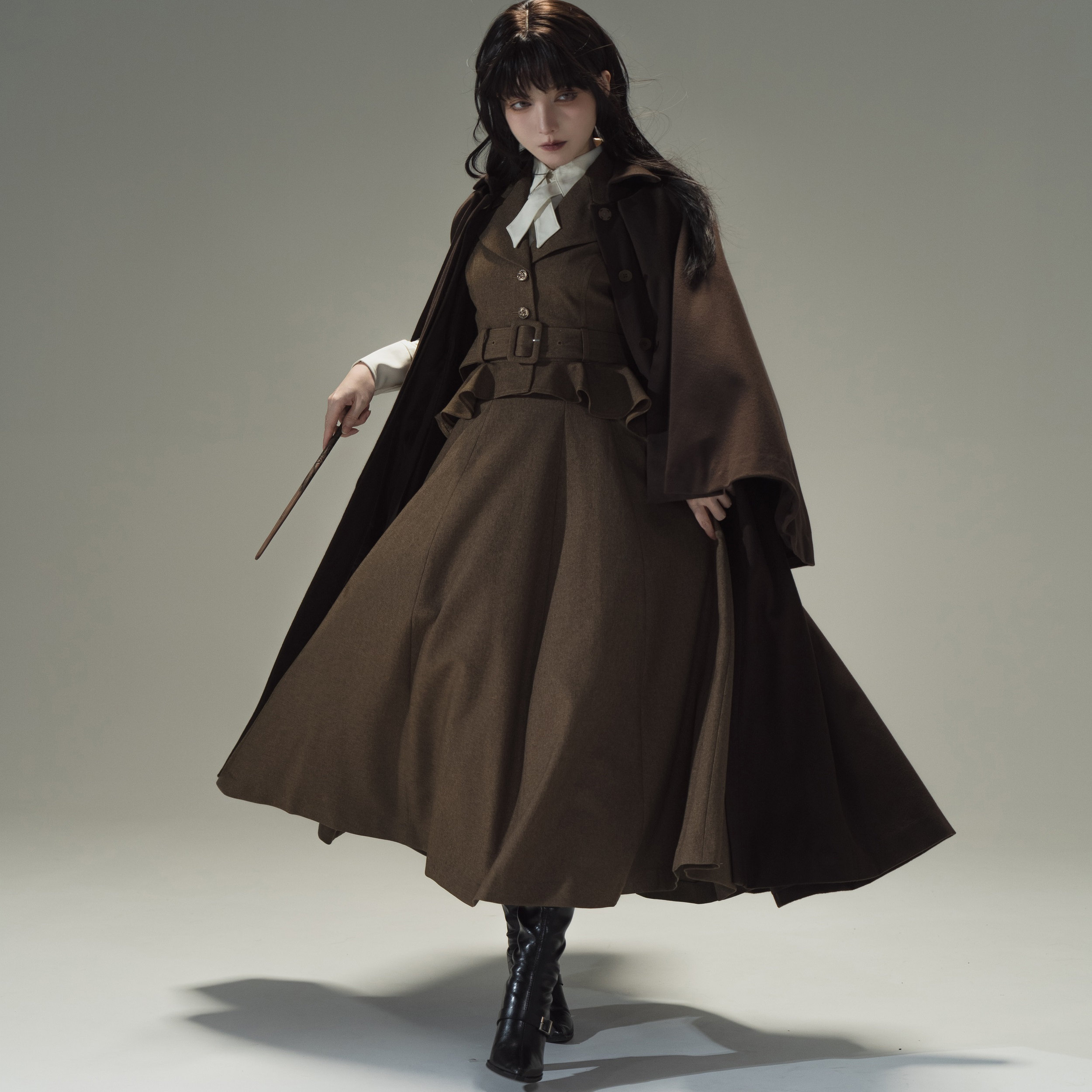 邮差圣诞信使cos穿搭神器：可拆斗篷大衣推荐_cos服装_淘宝服装网