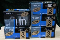 3 DENON HD Class II blank tapes 89th edition
