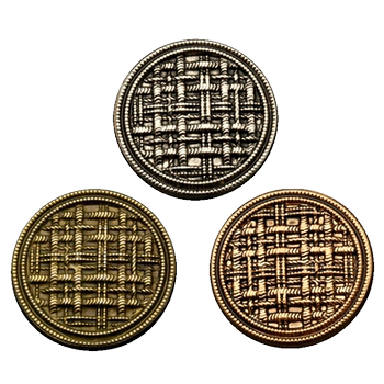 Fastso shangtoushe metal buttons simple retro