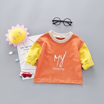 Baby T-shirt boys foreign spring clothing mens treasure coat baby childrens clothing children 2 Spring 0 Tide 1 autumn clothes 3 years old wear
