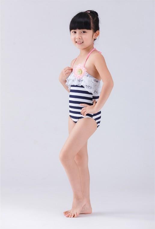 [] Đồ bơi trẻ em Xiêm chia trẻ em nữ sinh trung học có mũ - Bộ đồ bơi của Kid đồ bơi cho be gái