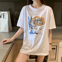 Pregnant women cotton summer coat 2020 new cover ass long short sleeve t-shirt women loose breathable clothes