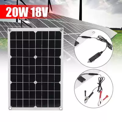 20 W Watt 18V Flexible Mono Solar Panel USB DC Car RV Boat O