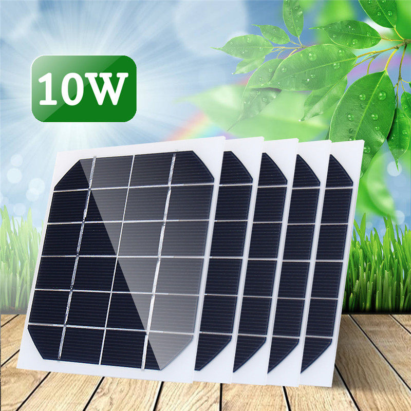 5v solar charging board Solar single crystal high-power solar panel portable DIY experimental new product