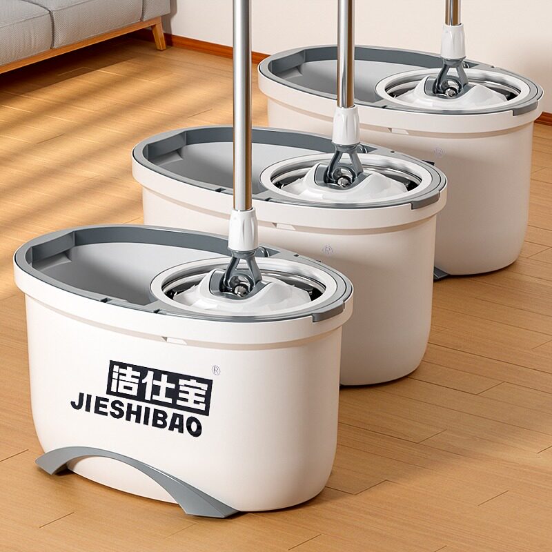 Clean Shibu mop barrel swivel double drive good god drag automatic dewaterer Home mop free hand wash mop mound cloth