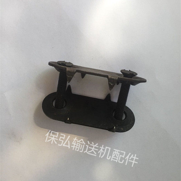 Conveyor belt repair joint splint loophole fracture bolt buckle belt splint belt screw bolt