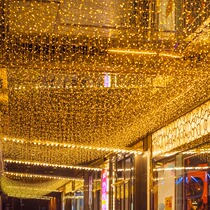 led colored lights flashing lights string lights full of stars outdoor waterfall lights ice bar lights star lights net red decorative lights curtain lights