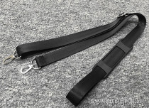 Manufacturer supply upscale inclined satchel backpack with polyester nylon safety grain shoulder strap 2 5CM alloy buckle shoulder pad