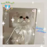 Шарф, белый кружевной чокер, нагрудник с бантиком