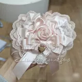 Оригинальный розовый милый аксессуар для волос с бантиком, стиль Лолита, цветочный принт, наряжаться