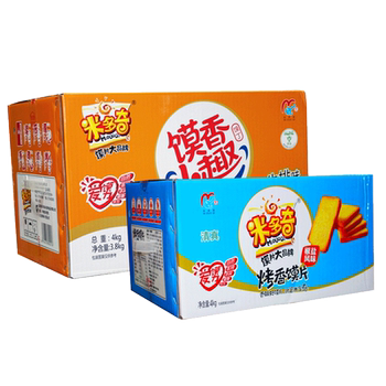 Miduoqi Baked Crispy Bun Slices and Buns in a Whole Box, 4kg Pieces, Steamed Bun Pastries, Snacks, Bread, Crispy Biscuits for Breakfast