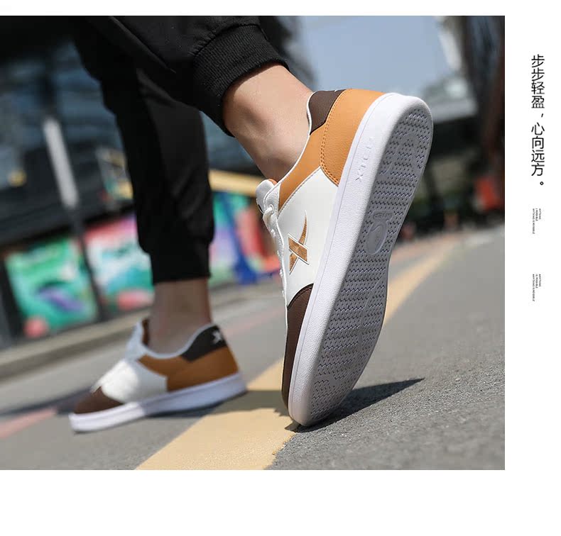 Giày bước đặc biệt Giày nam giày thường Giày nam mùa thu đích thực Giày nam skate Giày thể thao bằng da - Dép / giày thường giày thể thao nữ giá rẻ