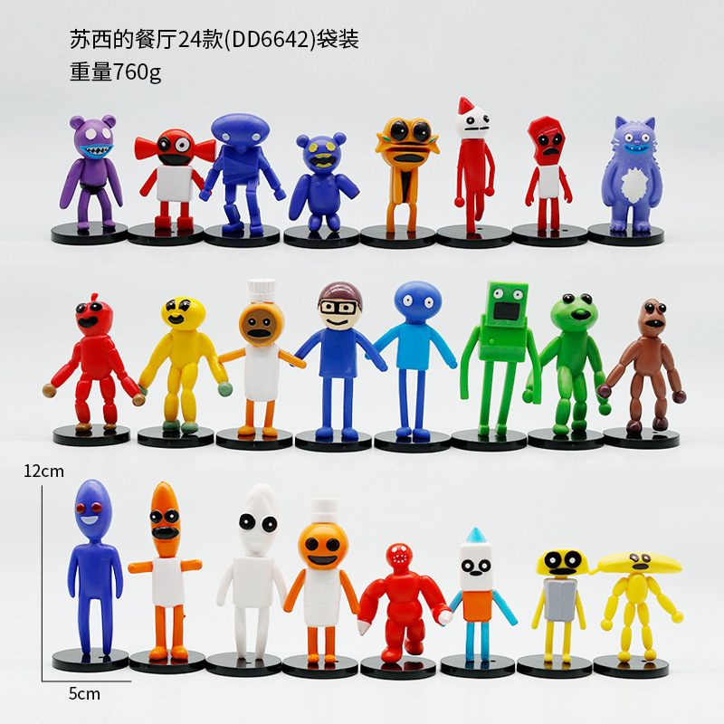 【24 Models】Suki's Restaurant Hand-Made Toy Figures and Model Dolls