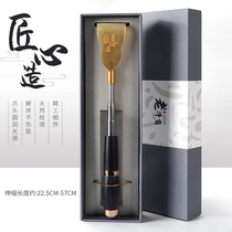 Real horns do not ask for high-end itching scratching Japanese scratching back scratching artifact back multi-functional telescopic old man music