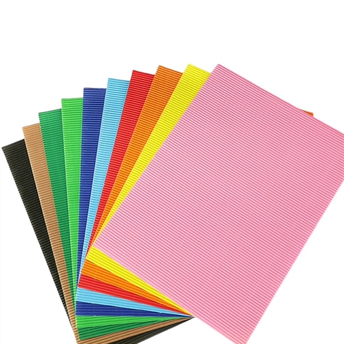 A4 Цветная гофрированная бумага Детский сад в ручной работы.