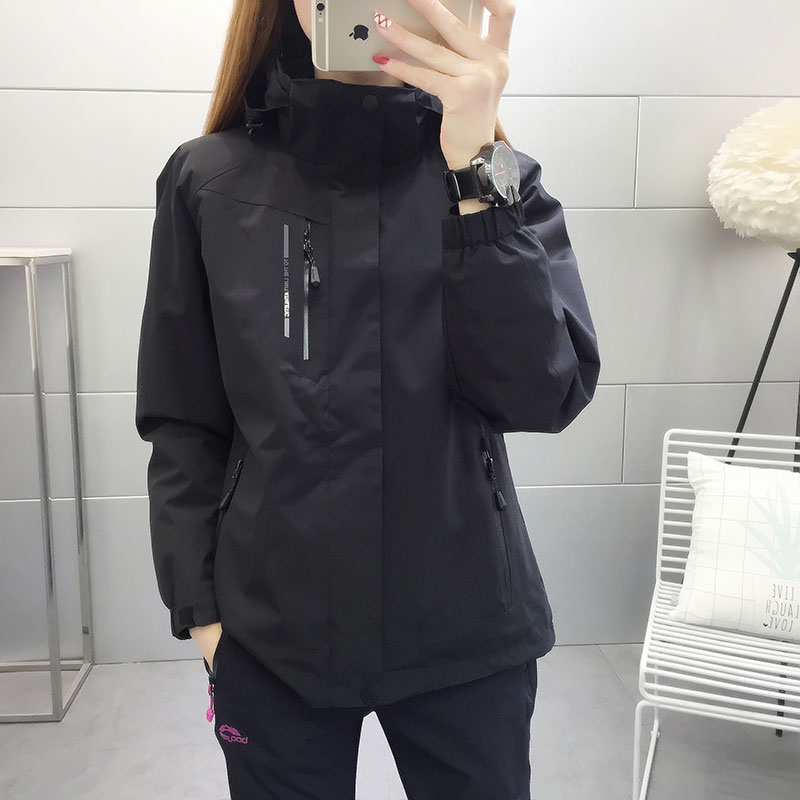 Outdoor down clothes Emergency clothes men and women Detachable liner Two sets of Tide Warm Mountaineering Clothing Group Purchase Customized