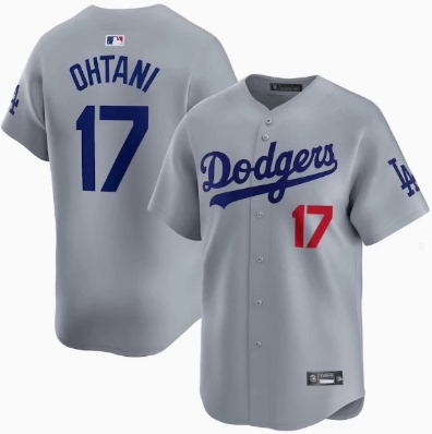 Dodgers Baseball Jersey No. 17 Ohtani Jersey Shohei Ohtani Game Training Uniform Embroidered Men's Dodgers Baseball Jersey No. 17 Ohtani Jersey Shohei Ohtani Game Training Uniform Embroidered Men's