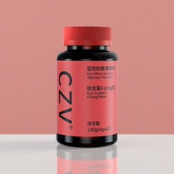 CZV！富铁软糖60粒/瓶