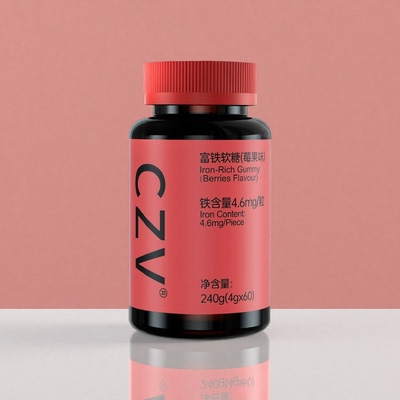 CZV旗舰富铁软糖60粒/瓶