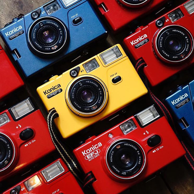 Konica C35 Ef3 Efj Fd El Vintage Rangefinder Film Camera, Same Model as Zhang Zifeng's Konica C35 Ef3 Efj Fd El Vintage Rangefinder Film Camera, Same Model as Zhang Zifeng's