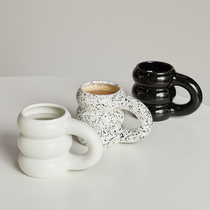 Creative Water Cup Ceramic Mug Nordic Coffee Cups with Big H
