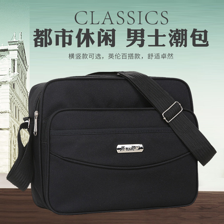 Men's bag Single shoulder bag handbag Inclined Satchel Bag New Casual Waterproof Small Bag Business Trip Cross the Oxford Buchbag