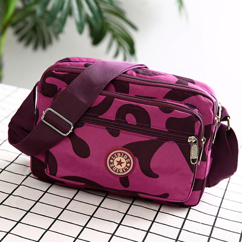 New messenger bag women's bag shoulder bag nylon Oxford cloth bag canvas ladies bag middle-aged and old slung small bag