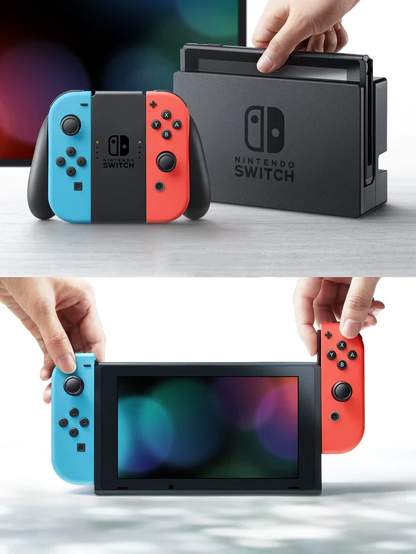 Nhật Bản Mua sắm Nintendo Switch Home bảng điều khiển trò chơi cầm tay NS máy chủ lưu trữ phiên bản tiếng Nhật Joy-Con - Kiểm soát trò chơi