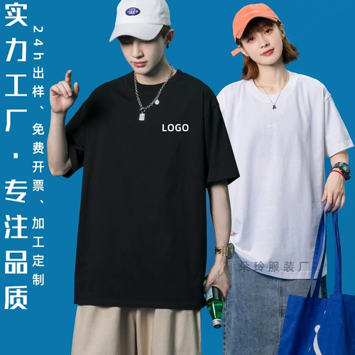 Хлопковая быстросохнущая футболка для работы, делается под заказ, короткий рукав, с печатью вашего логотипа