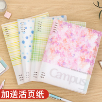 New products Japan kokuyo national renowned watercolor wool loose-leaf this B5 series Campus Compact 8-hole A5
