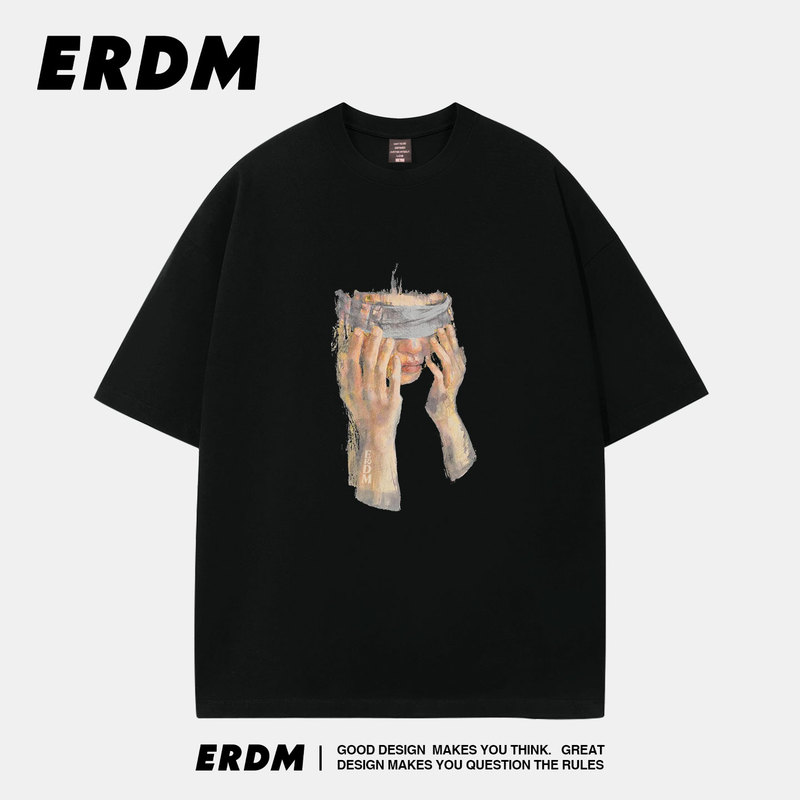 We11Done Ych Trendy American High Street Short-Sleeved T-Shirt for Men and Women, Loose Round Neck Pullover Top for Summer We11Done Ych Trendy American High Street Short-Sleeved T-Shirt for Men and Women, Loose Round Neck Pullover Top for Summer