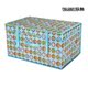 hộp nhựa giá rẻ Mỹ phẩm không dệt quilt lưu trữ đồ dùng gia đình lưu trữ hộp hoàn thiện bao phủ vali lớn thêm lớn hộp nhựa pet