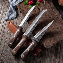 Forged and slaughtered Bone Knife Skinned cut Flesh Knife Stainless Steel Outdoor Professional Straight Knife With Anti-Body Knife Pig Ducks Bull