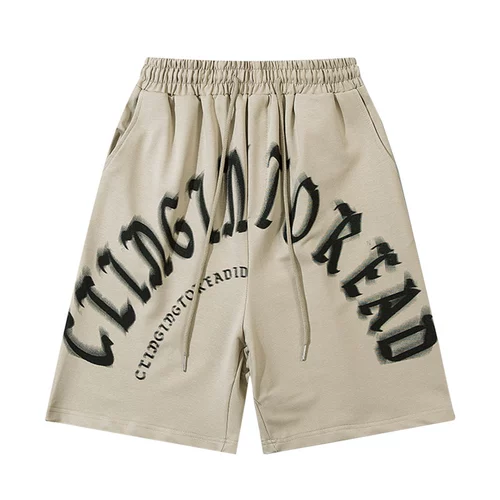 Шорты для отдыха, штаны в стиле хип-хоп для влюбленных, в американском стиле, градиент