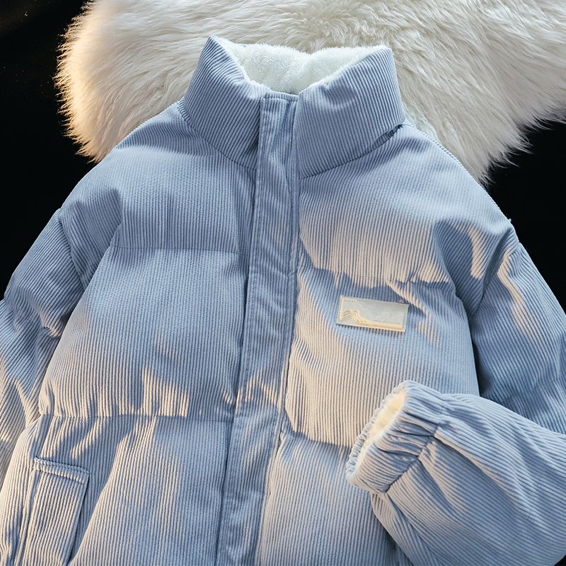 Double face wearing light core suede Collar Thickened Cotton Clothes Woman 2023 Winter Loose Lamb Wool Garnter Cotton Clot Jacket Cotton Padded Jacket-Taobao