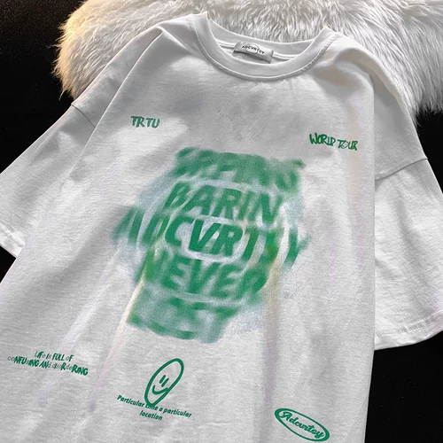 Tide, футболка в стиле хип-хоп для влюбленных, в американском стиле, оверсайз