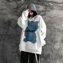 Hooded frock vests female autumn and winter tide brand ins hip-hop loose bf boyfriend lazy wind oversize couple
