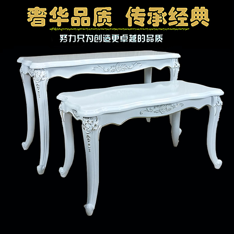 European clothing store display table middle high and low flow platform wooden display table underwear in the interior of the island table shoe pack