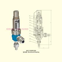 YOY Yongyi A61H Y-160 320C P R butt welding spring micro-opening safety valve DN10 15 20 25