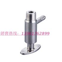 304 stainless steel sanitary grade external thread sterile sampling valve external wire sampling valve 8