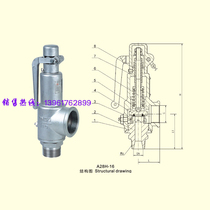 YOY Yongyi A28Y-10 16 25C P R with handle spring full-open safety valve DN25 32 40 50
