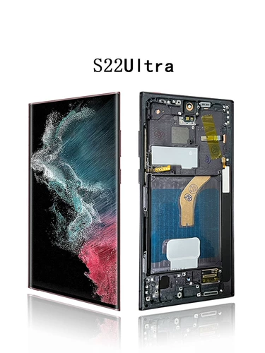 Подходит для Samsung S20ultra S21ultra S22U S23ultra ЖК -дисплей внутреннего и внешнего экрана сборка