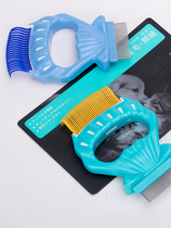 Liuliu cat house cat shell hair removal comb cat comb cat hair removal artifact comb brush