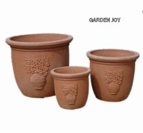Fall in love with the garden) coarse pottery pot Virgin tree potted belly basin Jiangsu Zhejiang Shanghai Anhui and non-remote areas