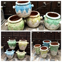 Fall in love with the garden) glazed hand press rough Basin (GJ) exclusive customization Jiangsu Zhejiang Shanghai and Anhui