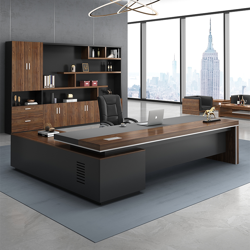 Xiangertai Boss's Desk Is Simple and Modern, Executive Desk, Manager Desk and Chair Set, Executive Desk Furniture