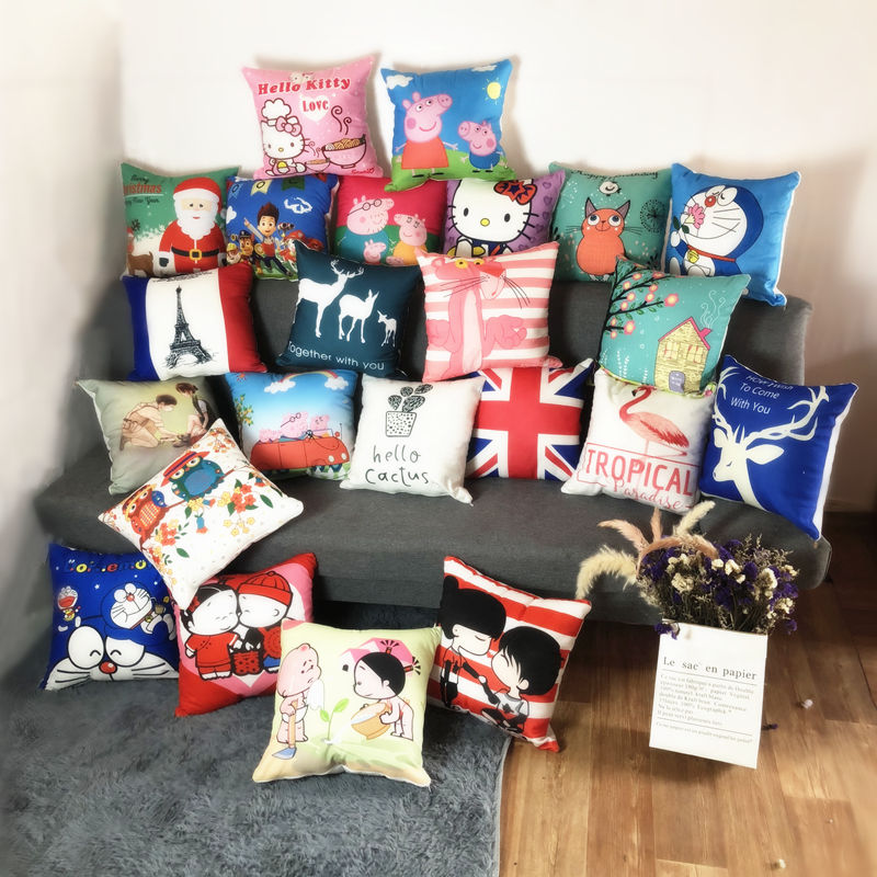 Cộng với gối nhung gối hoạt hình gối đầu giường sofa hỗ trợ thắt lưng xe gối gối văn phòng đệm thắt lưng Gối ngủ văn phòng mua ở đâu